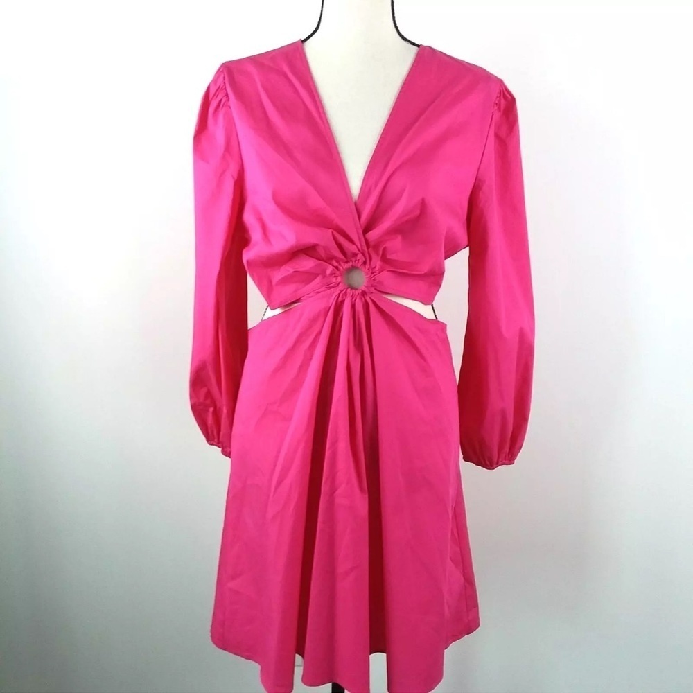 House of Harlow 1960 pink dress size large - Picture 2 of 5